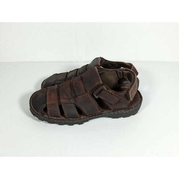 Sketchers Mens Fishermen Comfort Leather Sandal  Chunky Y2K us9 - Picture 4 of 9